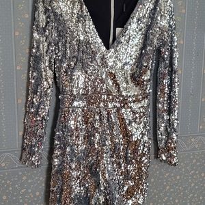Sequin romper nwt